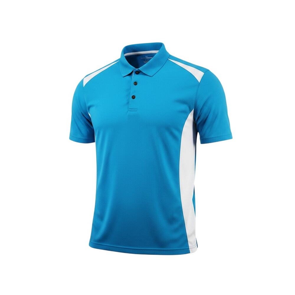 Grand Slam Golf Mens Blue White Polo Shirt XL Short Sleeve Performance Golf
